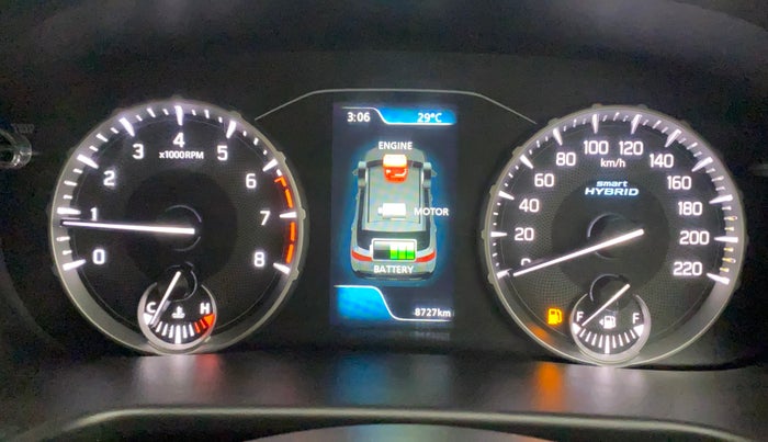 2023 Maruti BREZZA ZXI SMART HYBRID , Petrol, Manual, 9,142 km, Odometer Image