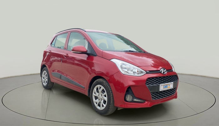 2017 Hyundai Grand i10 SPORTZ (O) 1.2 KAPPA VTVT, Petrol, Manual, 32,674 km, Right Front Diagonal