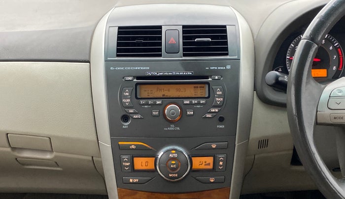 2010 Toyota Corolla Altis 1.8 G, Petrol, Manual, 87,478 km, Air Conditioner