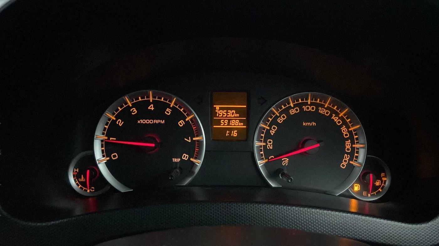 2015 Maruti Swift VXI, Petrol, Manual, 59,365 km, Odometer Image