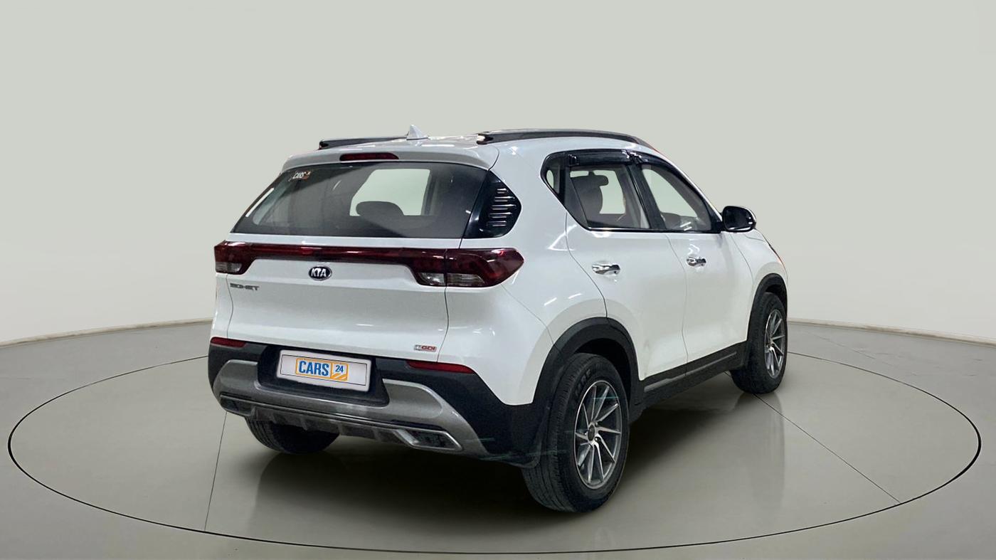 2021 KIA SONET HTX 1.0 IMT, Petrol, Manual, 50,411 km, Right Back Diagonal