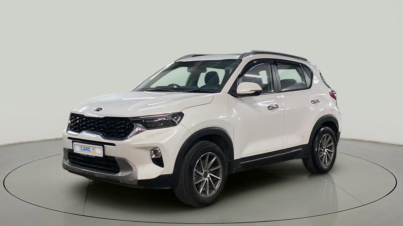 2021 KIA SONET HTX 1.0 IMT, Petrol, Manual, 50,411 km, Left Front Diagonal
