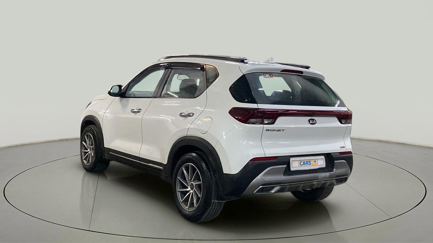 2021 KIA SONET HTX 1.0 IMT, Petrol, Manual, 50,411 km, Left Back Diagonal