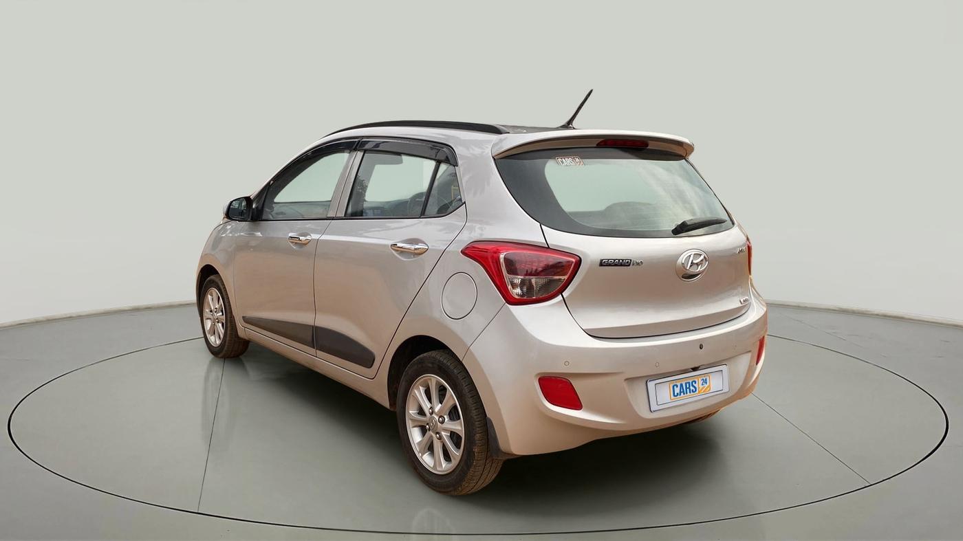 2015 Hyundai Grand i10 ASTA AT 1.2 KAPPA VTVT, Petrol, Automatic, 80,638 km, Left Back Diagonal