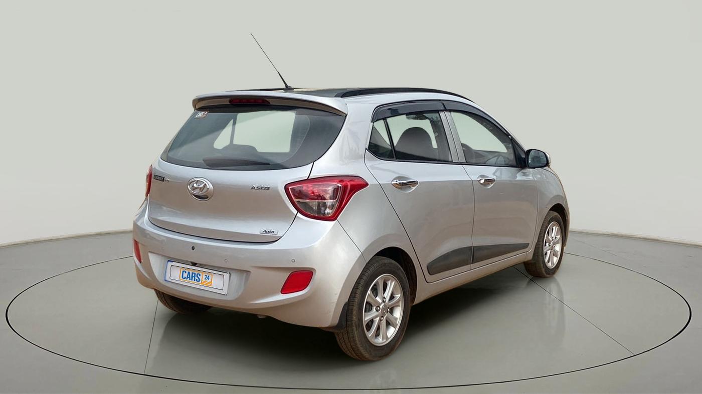 2015 Hyundai Grand i10 ASTA AT 1.2 KAPPA VTVT, Petrol, Automatic, 80,638 km, Right Back Diagonal