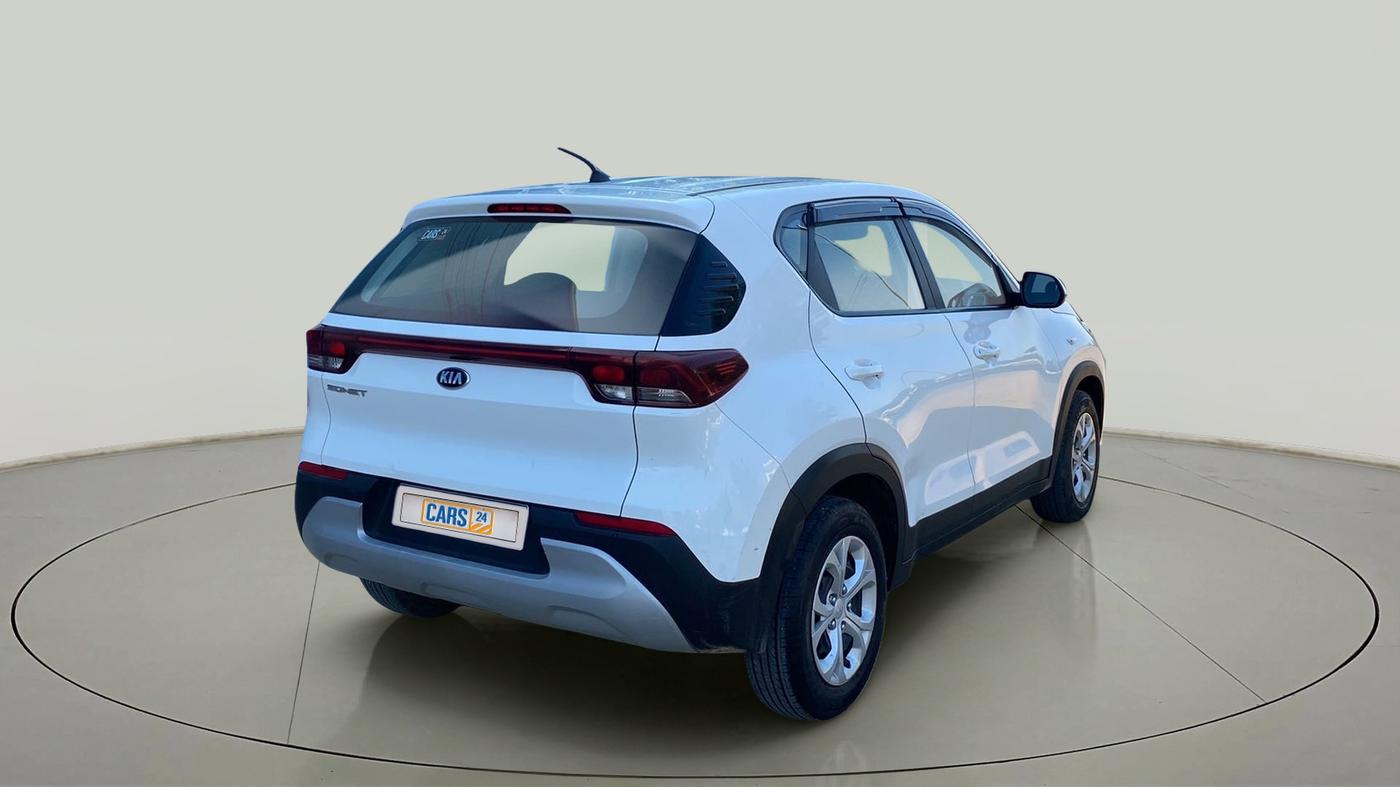 2021 KIA SONET HTE 1.2, Petrol, Manual, 12,341 km, Right Back Diagonal