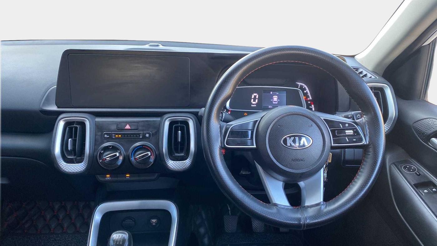 2021 KIA SONET HTE 1.2, Petrol, Manual, 12,341 km, Steering Wheel Close Up