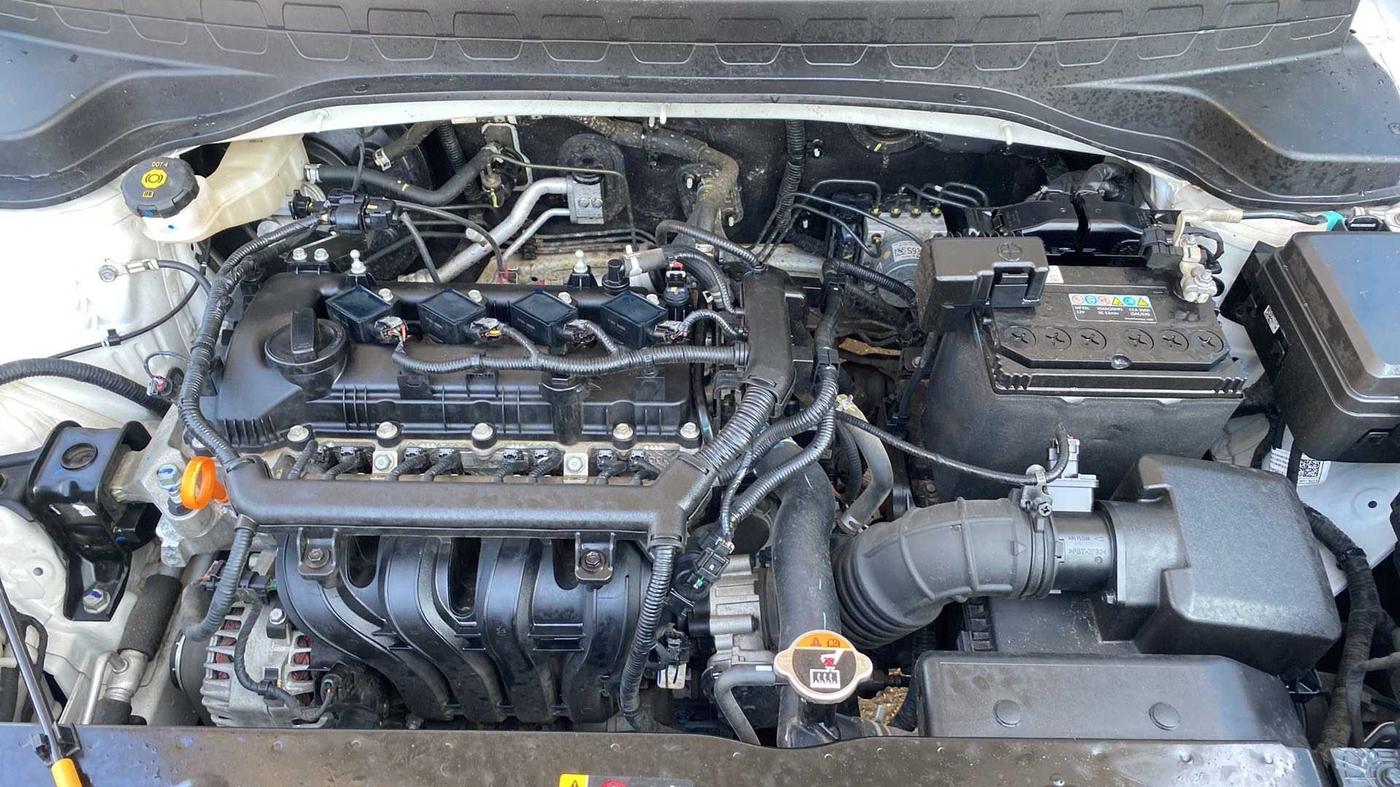 2021 KIA SONET HTE 1.2, Petrol, Manual, 12,341 km, Open Bonet