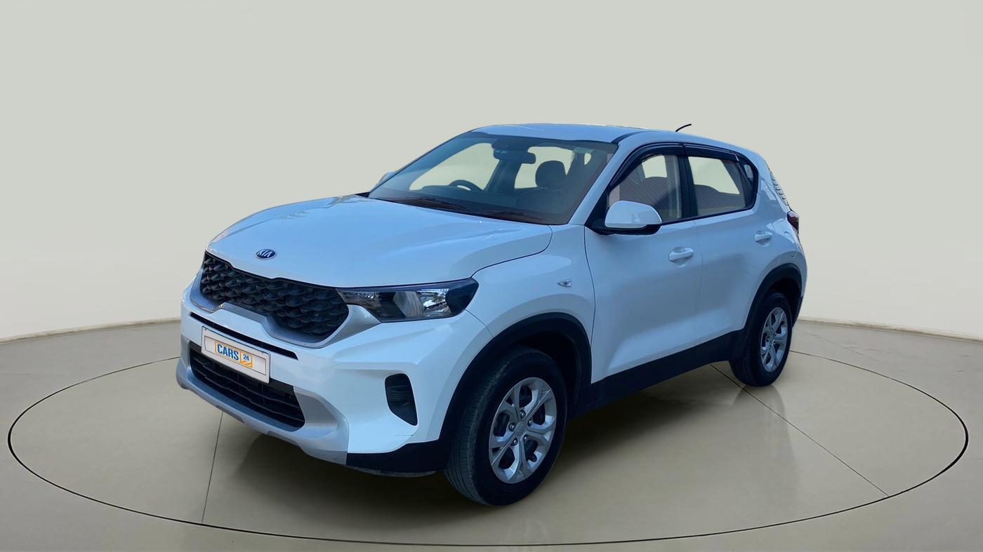 2021 KIA SONET HTE 1.2, Petrol, Manual, 12,341 km, Left Front Diagonal