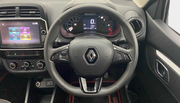 2023 Renault Kwid CLIMBER 1.0 AMT (O) DUAL TONE, Petrol, Automatic, 1,166 km, Steering Wheel Close Up