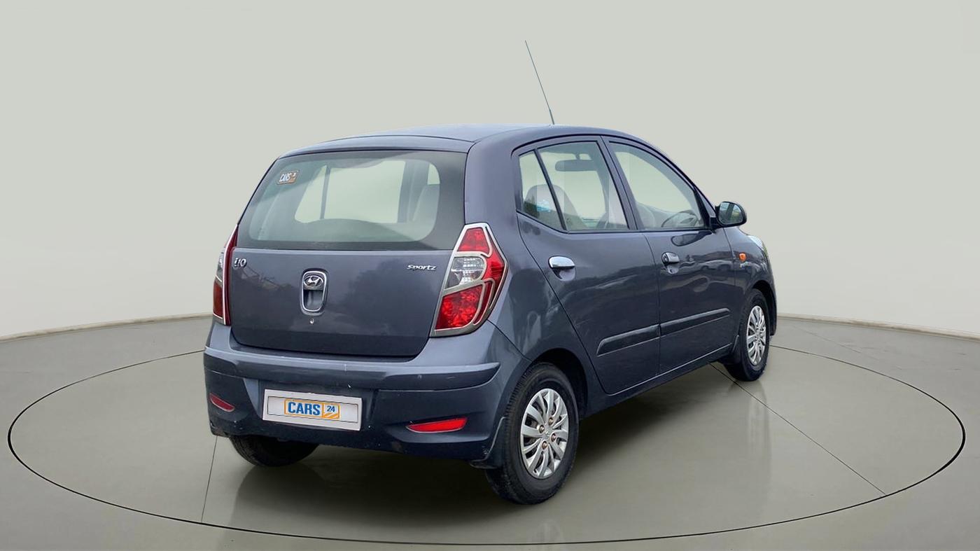 2014 Hyundai i10 SPORTZ 1.1, Petrol, Manual, 21,222 km, Right Back Diagonal