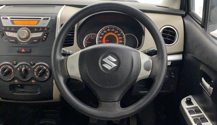 2014 Maruti Wagon R 1.0 VXI, Petrol, Manual, 82,798 km, Steering Wheel Close Up