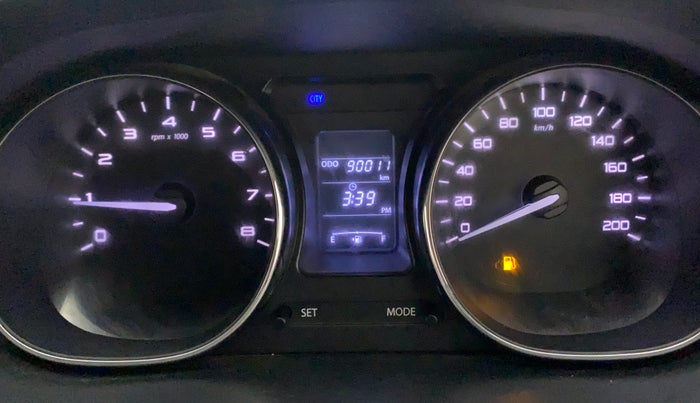 2018 Tata TIGOR XZ PETROL, Petrol, Manual, 90,011 km, Odometer Image
