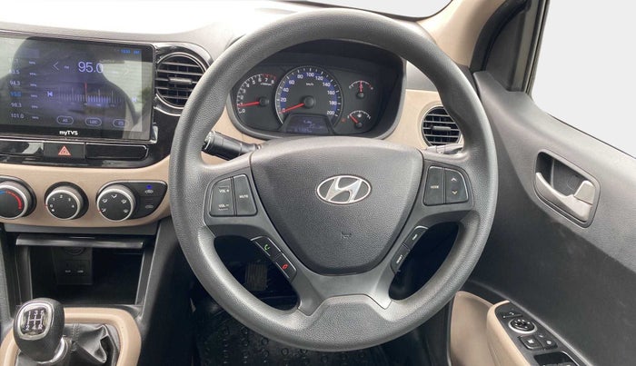 2014 Hyundai Xcent S (O) 1.2, CNG, Manual, 67,346 km, Steering Wheel Close Up