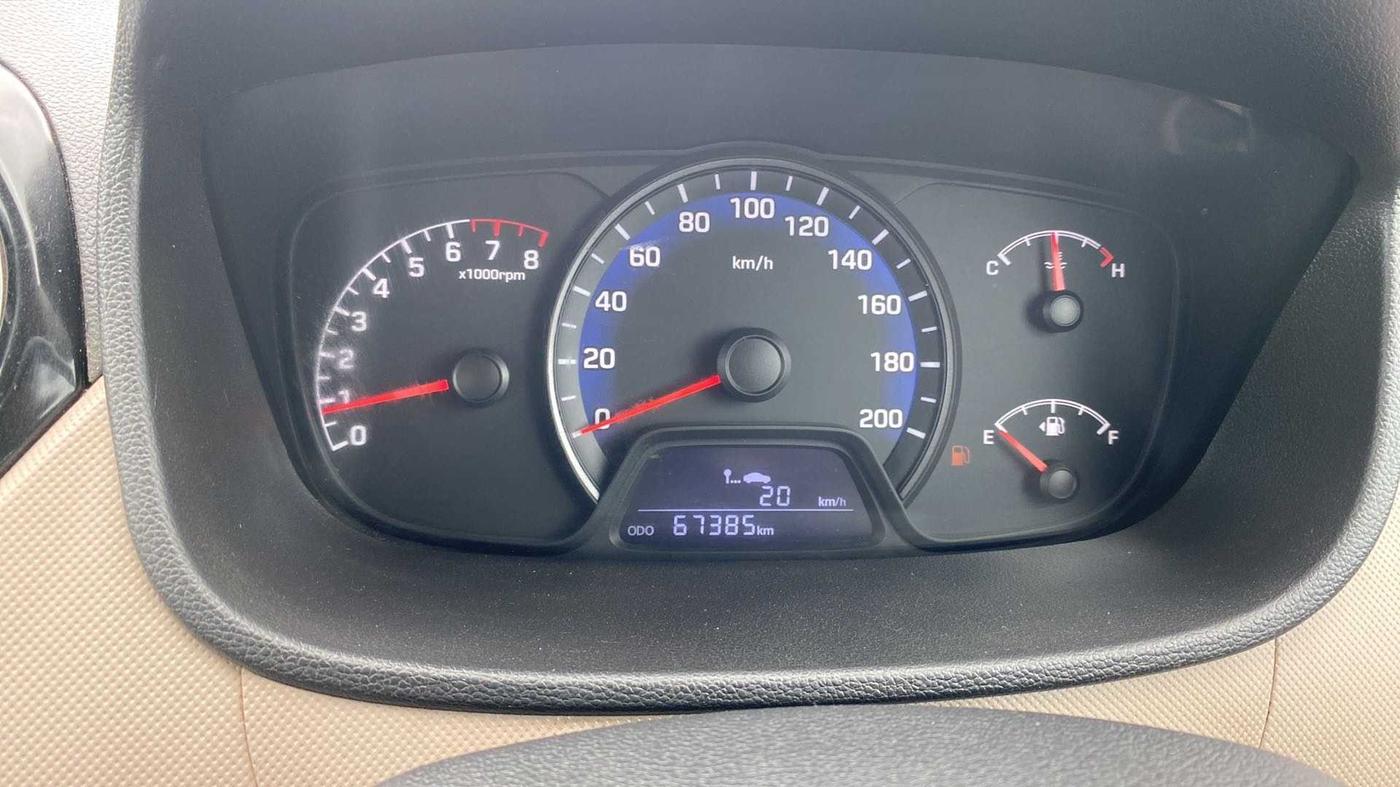 2014 Hyundai Xcent S (O) 1.2, CNG, Manual, 67,346 km, Odometer Image