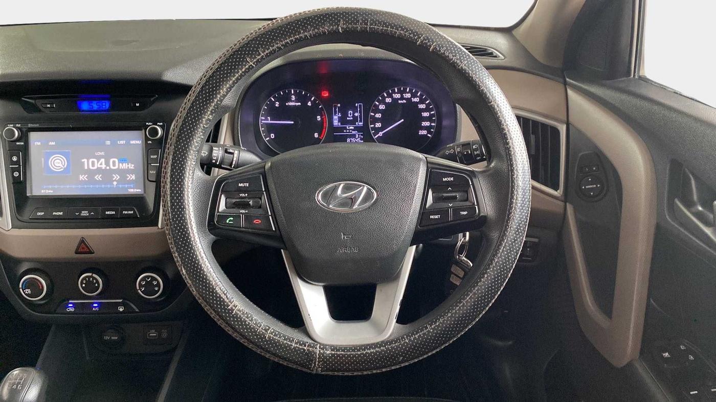 2018 Hyundai Creta S PLUS 1.4 DIESEL, Diesel, Manual, 88,873 km, Steering Wheel Close Up