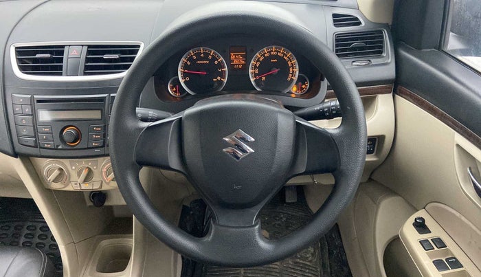 2014 Maruti Swift Dzire VXI, Petrol, Manual, 85,473 km, Steering Wheel Close Up