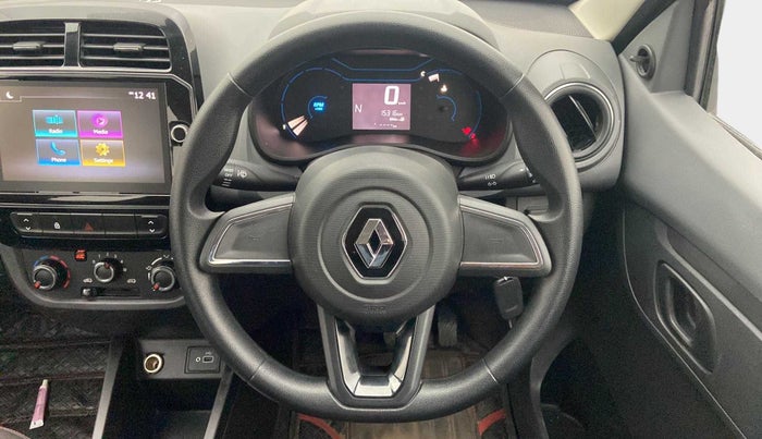 2021 Renault Kwid RXT 1.0 AMT (O), Petrol, Automatic, 15,248 km, Steering Wheel Close Up