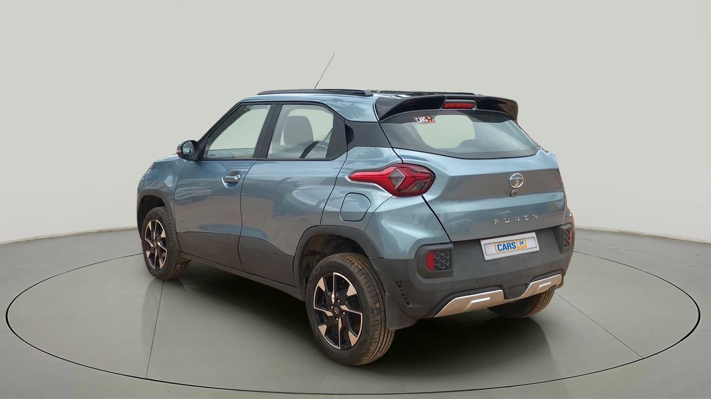 2022 Tata PUNCH ACCOMPLISHED DAZZLE PACK AMT, Petrol, Automatic, 3,572 km, Left Back Diagonal