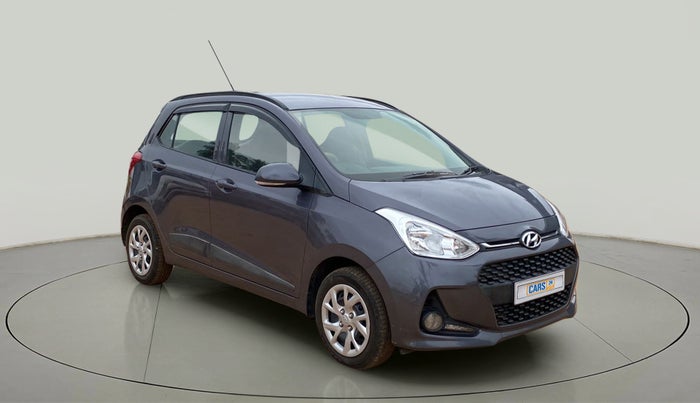 2018 Hyundai Grand i10 SPORTZ (O) 1.2 KAPPA VTVT, Petrol, Manual, 13,259 km, Right Front Diagonal