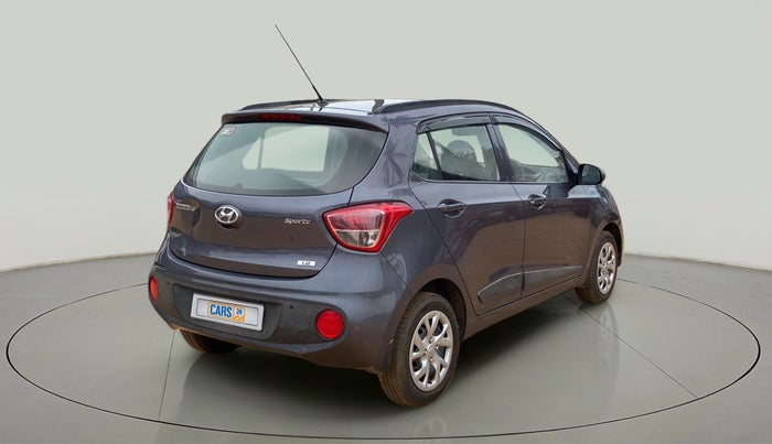 2018 Hyundai Grand i10 SPORTZ (O) 1.2 KAPPA VTVT, Petrol, Manual, 13,259 km, Right Back Diagonal