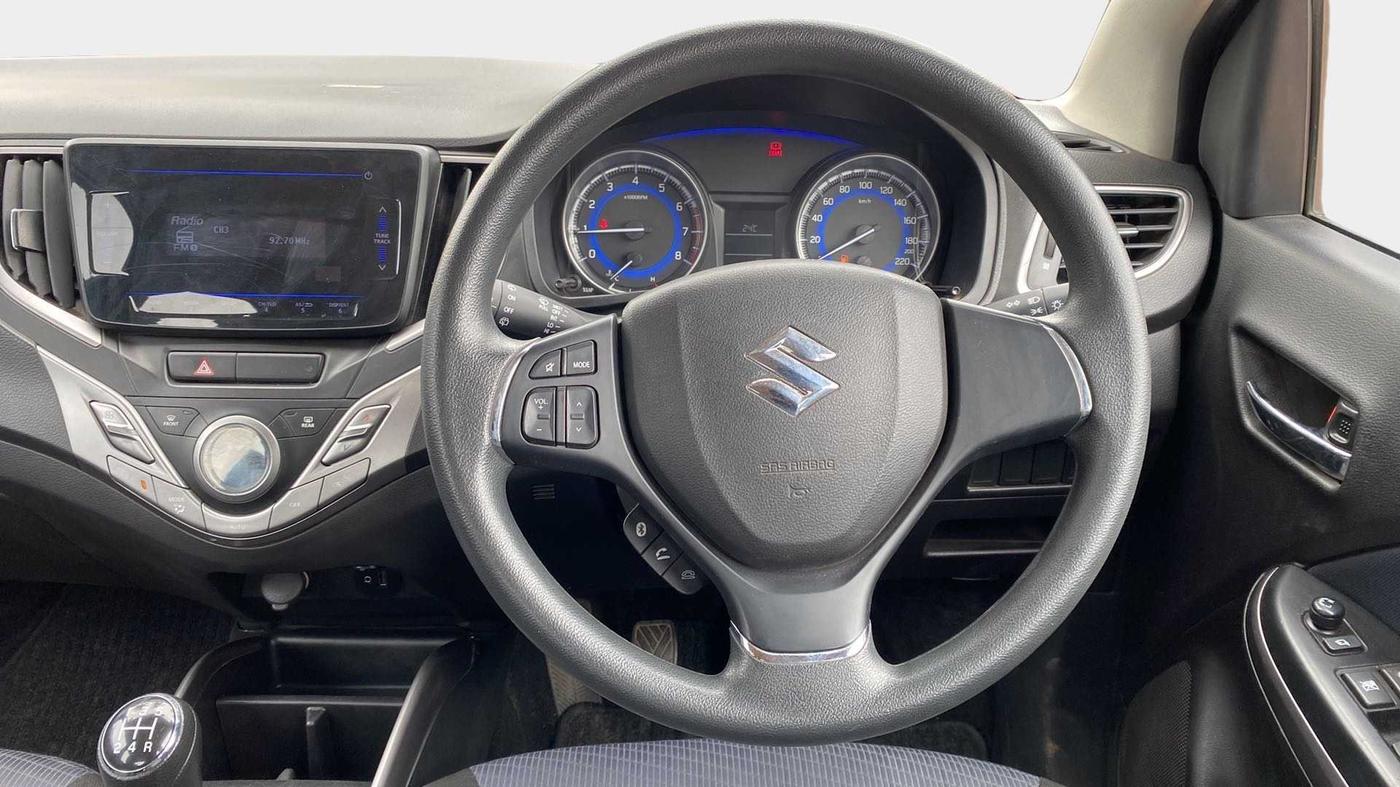 2021 Maruti Baleno DELTA PETROL 1.2, Petrol, Manual, 17,079 km, Steering Wheel Close Up