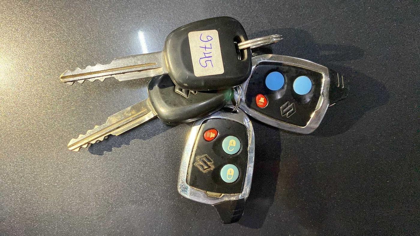 2019 Maruti Alto LXI CNG, CNG, Manual, 56,266 km, Key Close Up