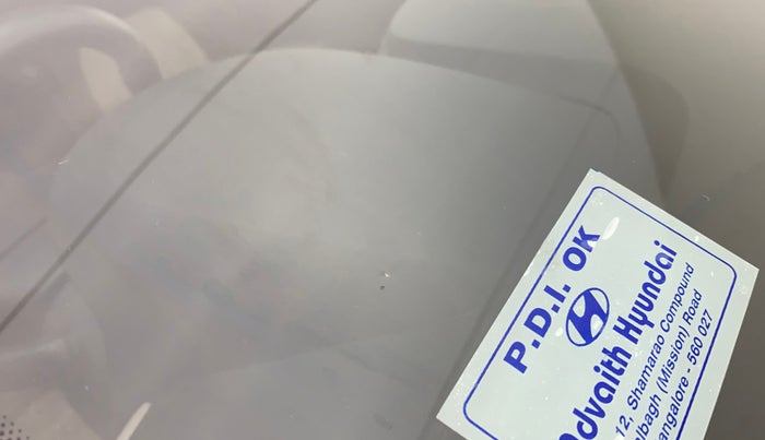 2017 Hyundai Grand i10 ASTA 1.2 KAPPA VTVT, Petrol, Manual, 30,465 km, Front windshield - Minor spot on windshield