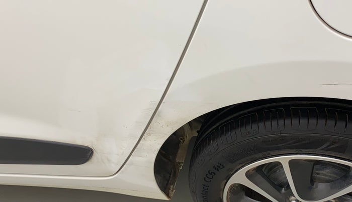 2017 Hyundai Grand i10 ASTA 1.2 KAPPA VTVT, Petrol, Manual, 30,465 km, Left quarter panel - Slightly dented