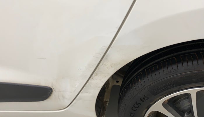 2017 Hyundai Grand i10 ASTA 1.2 KAPPA VTVT, Petrol, Manual, 30,465 km, Left quarter panel - Paint has minor damage