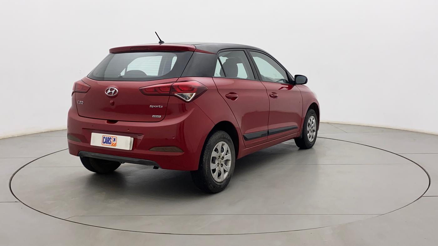 2016 Hyundai Elite i20 SPORTZ 1.2, Petrol, Manual, 88,736 km, Right Back Diagonal