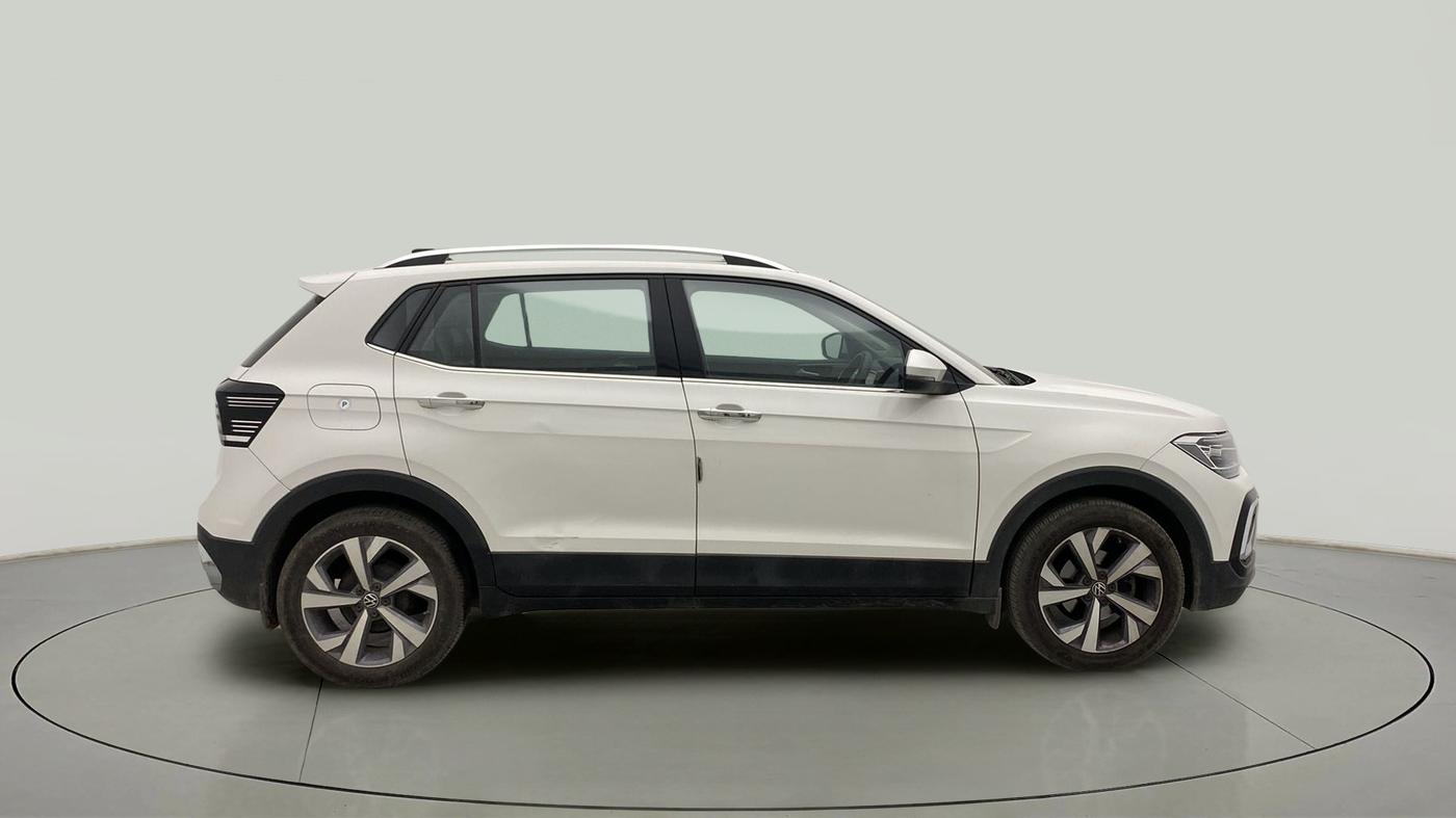 2022 Volkswagen TAIGUN TOPLINE 1.0 TSI AT, Petrol, Automatic, 36,216 km, Right Side View