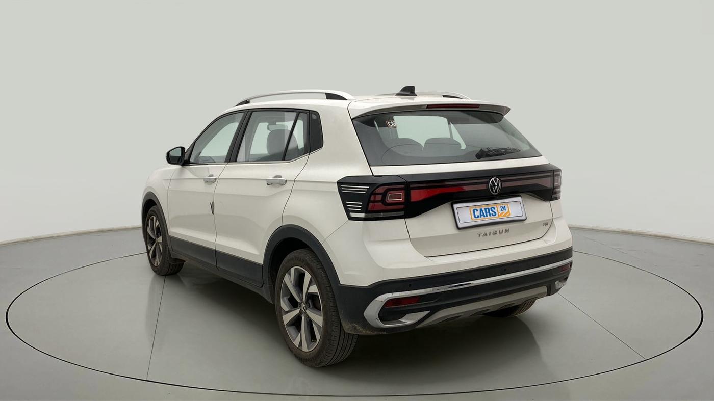 2022 Volkswagen TAIGUN TOPLINE 1.0 TSI AT, Petrol, Automatic, 36,216 km, Left Back Diagonal