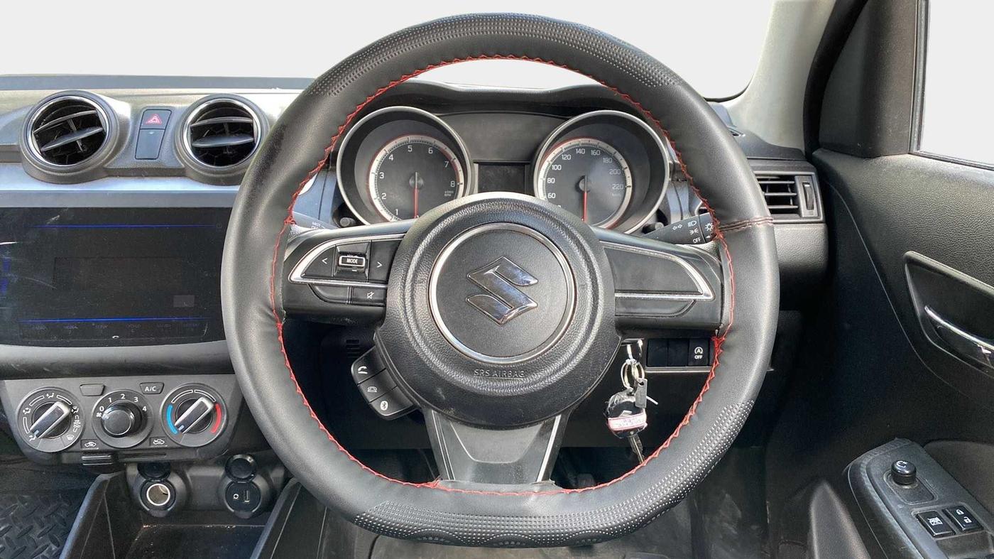 2021 Maruti Swift VXI, Petrol, Manual, 23,180 km, Steering Wheel Close Up