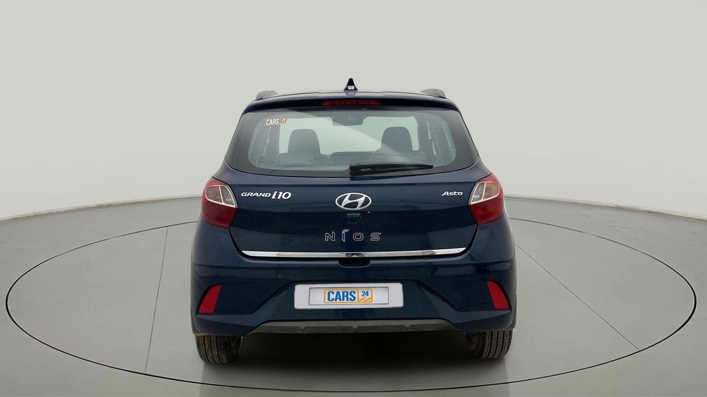 2021 Hyundai GRAND I10 NIOS ASTA AMT 1.2 KAPPA VTVT, Petrol, Automatic, 18,433 km, Back/Rear