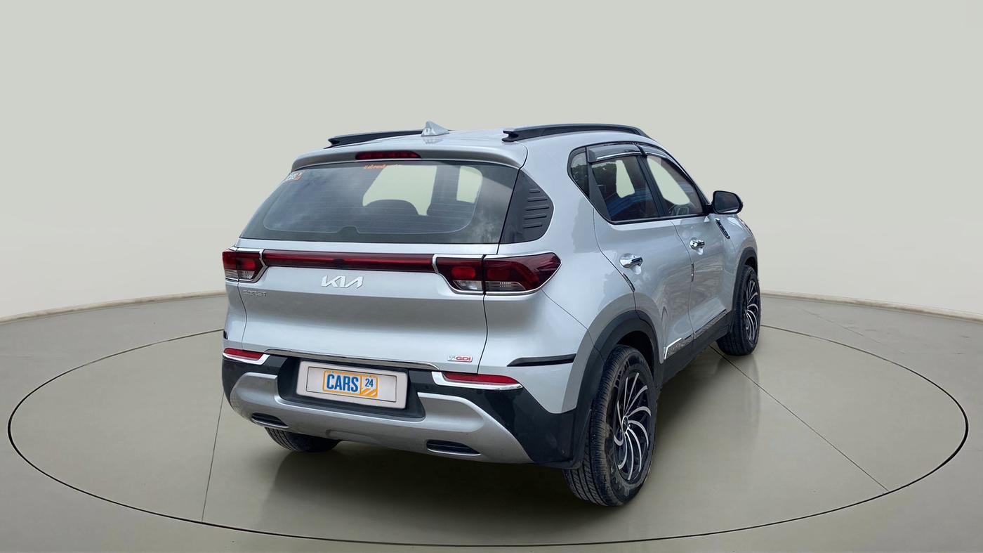2023 KIA SONET HTK PLUS 1.0 IMT, Petrol, Manual, 24,195 km, Right Back Diagonal