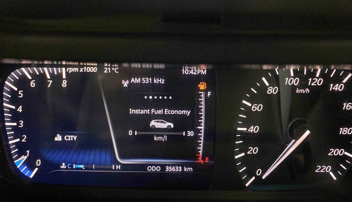 2020 Tata ALTROZ XZ PETROL, Petrol, Manual, 35,548 km, Odometer Image