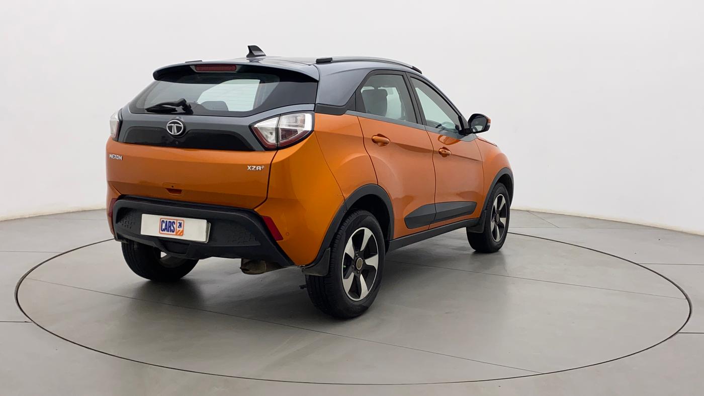 2018 Tata NEXON XZA PLUS PETROL, Petrol, Automatic, 52,007 km, Right Back Diagonal