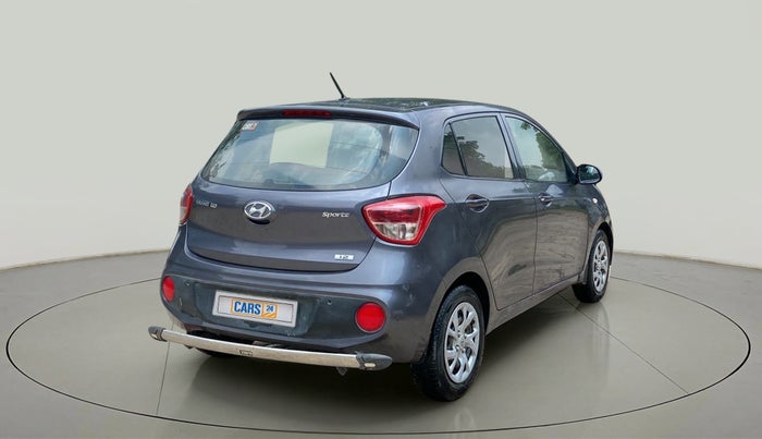 2017 Hyundai Grand i10 SPORTZ 1.2 KAPPA VTVT, Petrol, Manual, 86,009 km, Right Back Diagonal