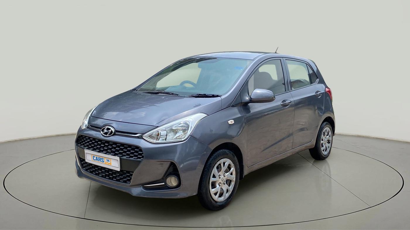 2017 Hyundai Grand i10 SPORTZ 1.2 KAPPA VTVT, Petrol, Manual, 86,009 km, Left Front Diagonal