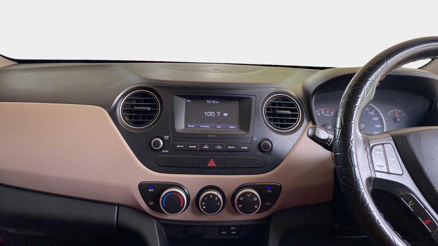 2017 Hyundai Grand i10 SPORTZ 1.2 KAPPA VTVT, Petrol, Manual, 86,009 km, Air Conditioner