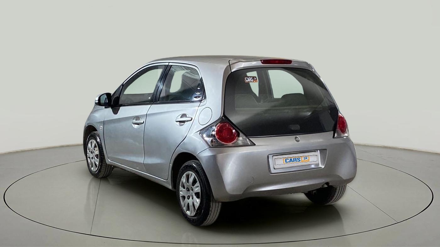 2015 Honda Brio S MT, Petrol, Manual, 52,975 km, Left Back Diagonal