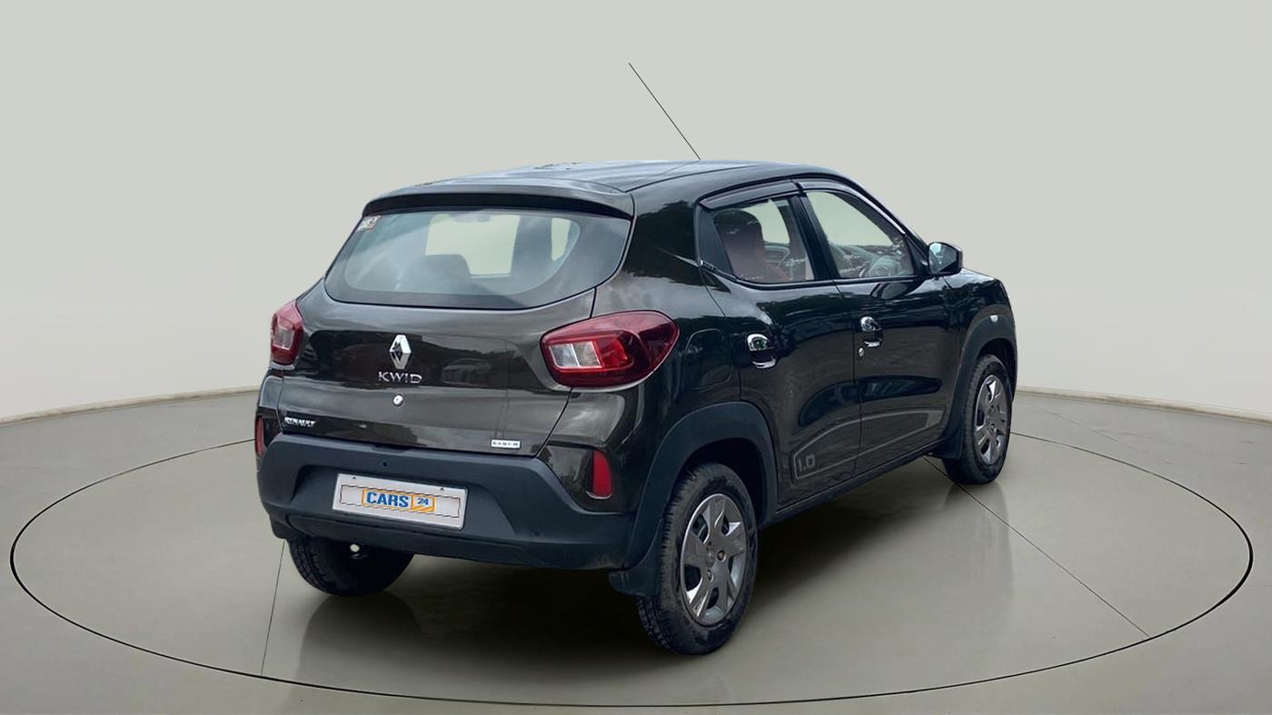 2021 Renault Kwid RXT 1.0 AMT (O), Petrol, Automatic, 9,693 km, Right Back Diagonal