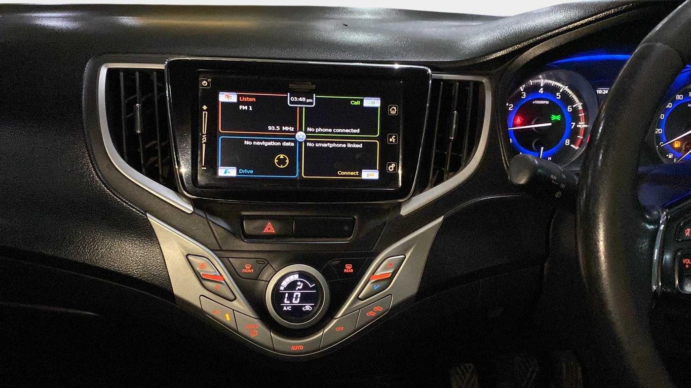 2016 Maruti Baleno ALPHA PETROL 1.2, CNG, Manual, 1,06,019 km, Air Conditioner