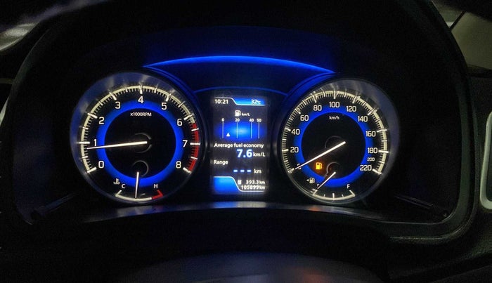 2016 Maruti Baleno ALPHA PETROL 1.2, Petrol, Manual, 1,05,988 km, Odometer Image