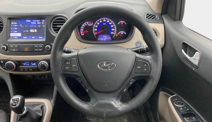 2018 Hyundai Grand i10 ASTA 1.2 KAPPA VTVT, Petrol, Manual, 42,137 km, Steering Wheel Close Up