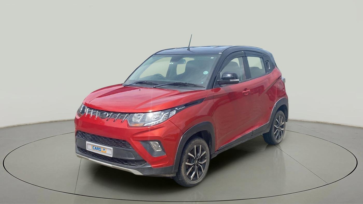 2017 Mahindra KUV 100 NXT K8 P 6 STR DUAL TONE, Petrol, Manual, 27,922 km, Left Front Diagonal