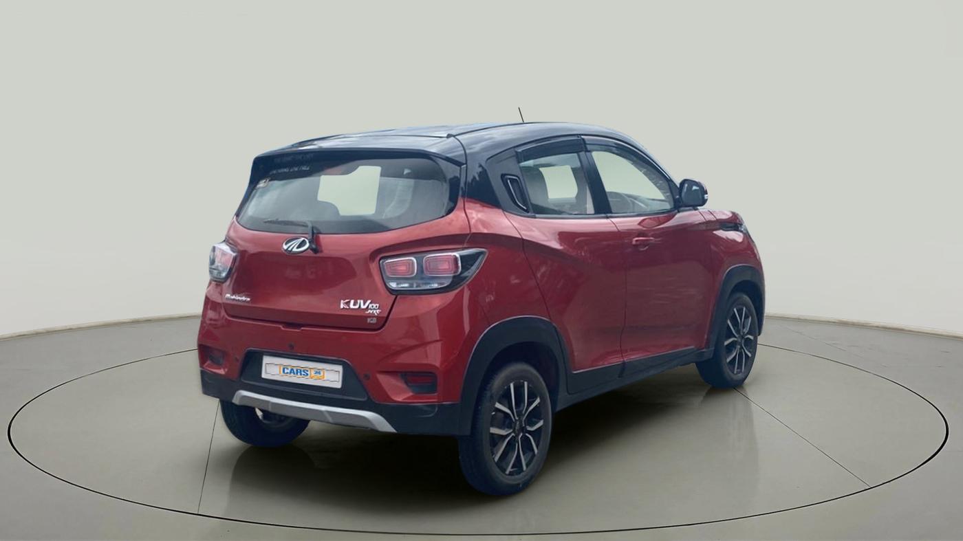 2017 Mahindra KUV 100 NXT K8 P 6 STR DUAL TONE, Petrol, Manual, 27,922 km, Right Back Diagonal
