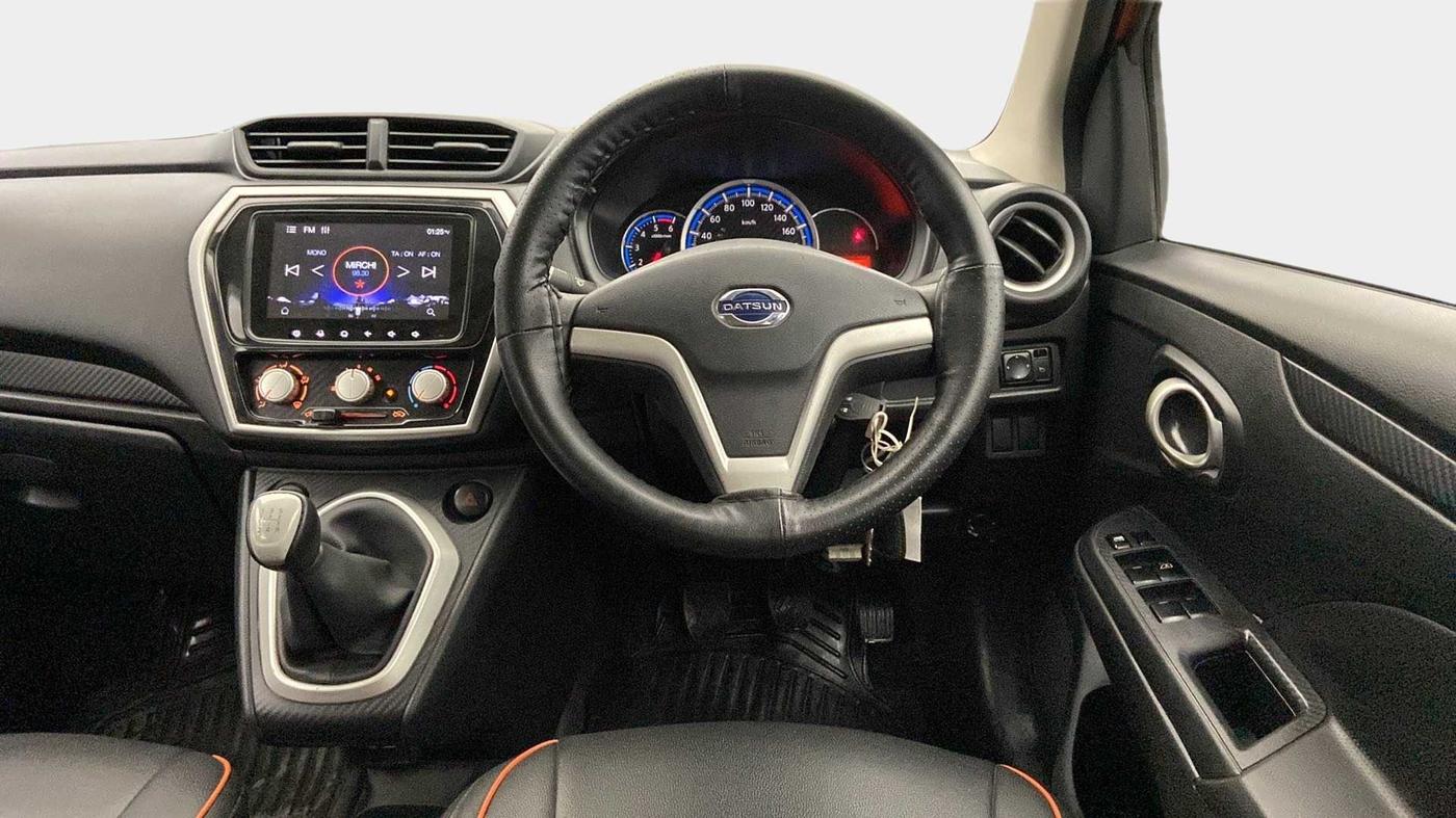 2018 Datsun Go T(O), Petrol, Manual, 31,754 km, Steering Wheel Close Up