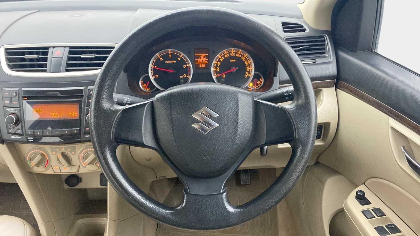 2015 Maruti Swift Dzire VDI ABS, Diesel, Manual, 89,450 km, Steering Wheel Close Up